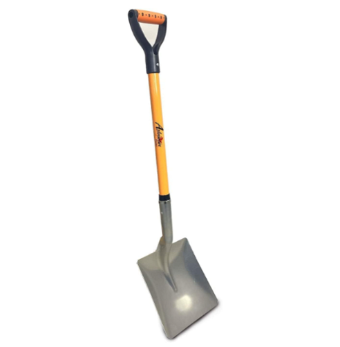 Ashman Snow Shovel with Large Scoop and Heavy Duty Handle