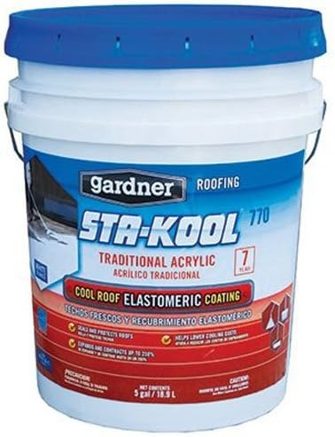 Gardner STA-Kool SK-7705 Traditional Acrylic Elastomeric Roof Coating