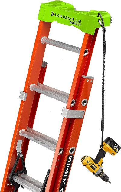 Best Extension Ladder: Louisville Ladder L-3022-32PT Fiberglass Extension Ladder with ProTop