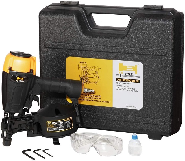 HBT Coil Roofing Nailer with Magnesium Housing