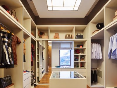 bedroom skylight ideas that accentuates a walk-in closet